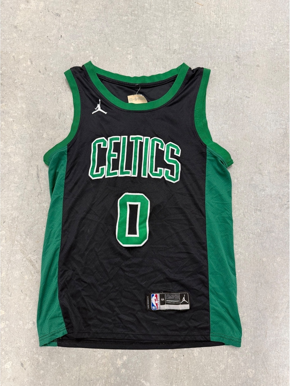 Jordan Boston Celtics Jayson Tatum #0 Statement Edition Jersey Mens XL Black
